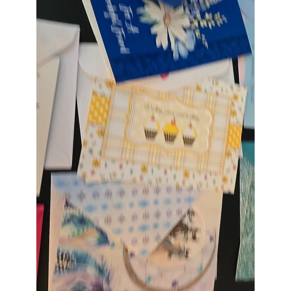 Birthday Cards & Envelopes Lot Of 17 Greeting Cards New St Joseph Indian School‎
